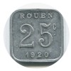 25 Centimes Ligue des Commerçants Rouennais - Rouen