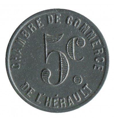 5 Centimes Chambre de Commerce de l'Hérault - Hérault