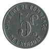 5 Centimes Chambre de Commerce de l'Hérault - Hérault