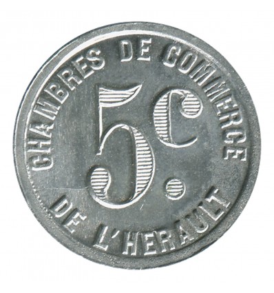 5 Centimes Chambre de Commerce de l'Hérault - Hérault