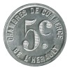 5 Centimes Chambre de Commerce de l'Hérault - Hérault