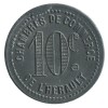 10 Centimes Chambre de Commerce de l'Hérault - Hérault Zinc