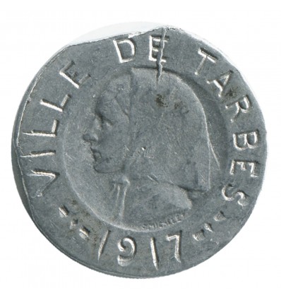 10 Centimes Ville de Tarbes - Tarbes Essai Aluminium