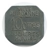 10 Centimes Boucheries Municipales - Roanne