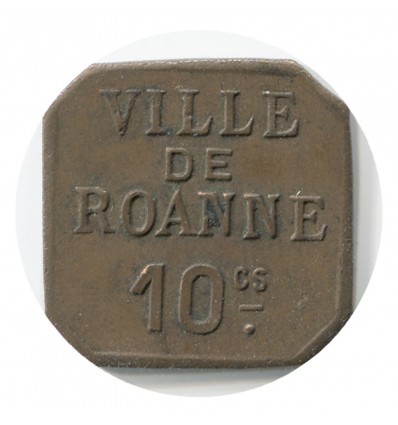 10 Centimes Ville de Roanne - Roanne