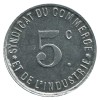 5 Centimes Syndicat du Commerce et de l'Industrie - Rochefort