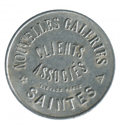 25 Centimes Nouvelles Galeries Clients Associés - Saintes