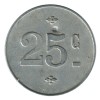 25 Centimes Nouvelles Galeries Clients Associés - Saintes