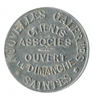 25 Centimes Nouvelles Galeries Clients Associés - Saintes