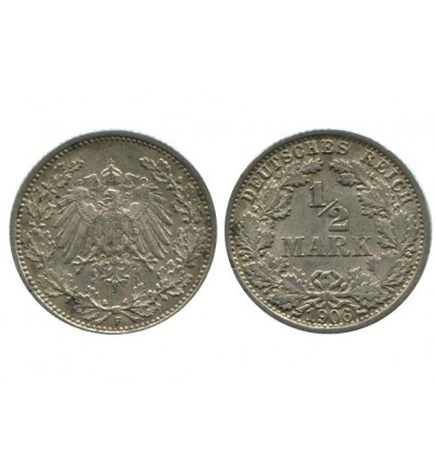 1/2 Mark Allemagne Argent