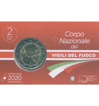 2 Euros Commémoratives Italie 2020 B.U.