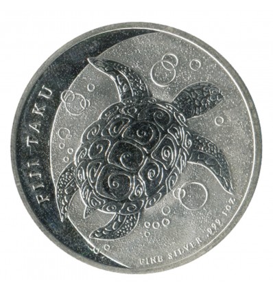 2 Dollars Iles Fidji Argent