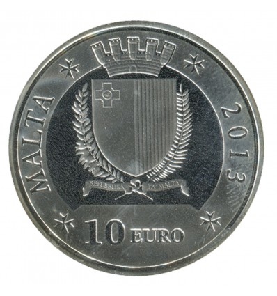 10 Euros - Malte Argent