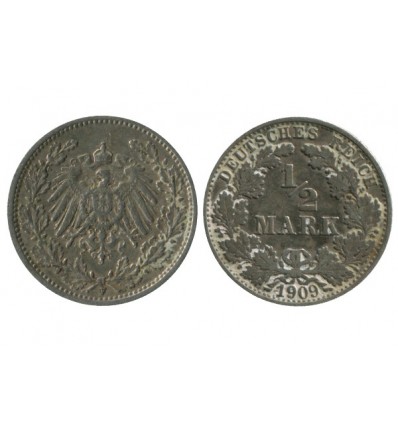 1/2 Mark Allemagne Argent