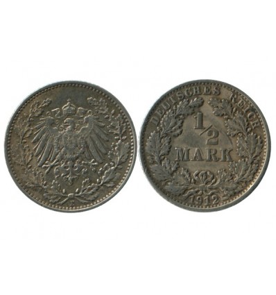 1/2 Mark Allemagne Argent