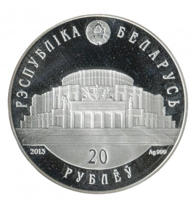 20 Roubles - Biélorussie Argent