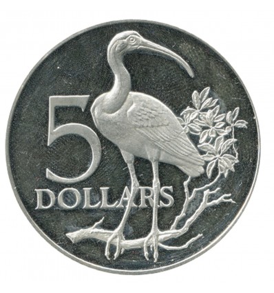 Pièce en argent 925‰ - L'ibis sur une branche