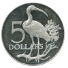 5 Dollars Trinité et Tobago Argent