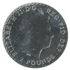 Pièce de une once en argent pur 999‰ - 2 Livres Grande Bretagne Britannia.