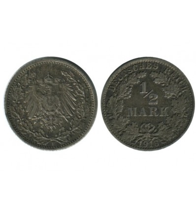 1/2 Mark Allemagne Argent