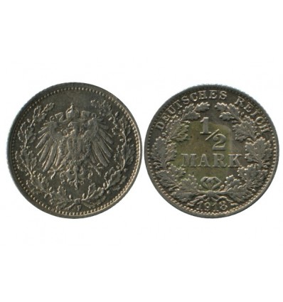 1/2 Mark Allemagne Argent