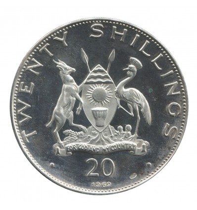 20 Shillings - Ouganda Argent