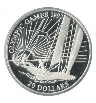20 Dollars Kiribati Argent