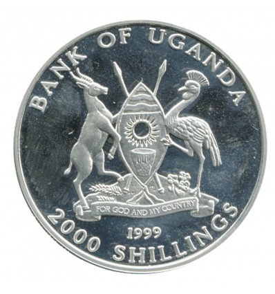 2000 Shillings - Ouganda Argent