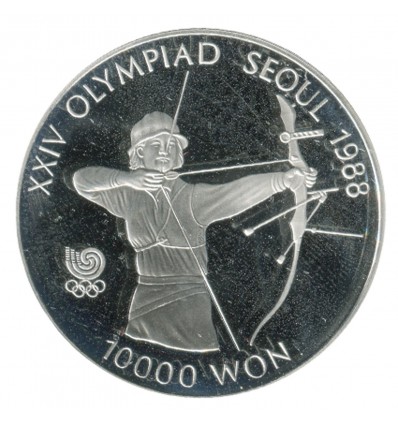 10 000 Won Corée du Sud Argent