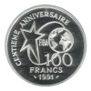100 Francs Centenaire du Basket-Ball Dribbleur