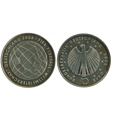 10 Euros Coupe du Monde Allemagne Argent