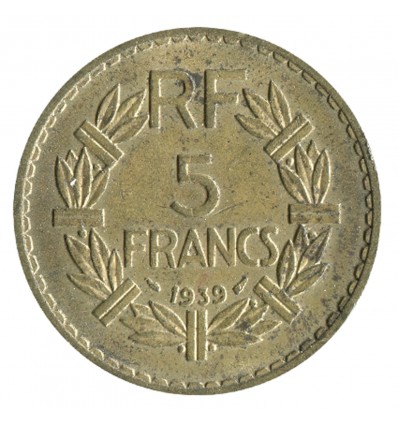 5 Francs Lavrillier Bronze Aluminium