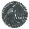 100 Francs Cinquième Jeu Paralympiques l'Oiseau Disloqué