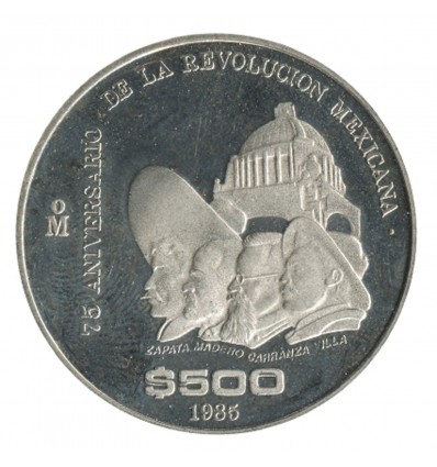 500 Pesos - Mexique Argent