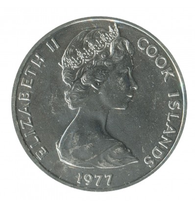 25 Dollars Elisabeth II - Iles Cook Argent