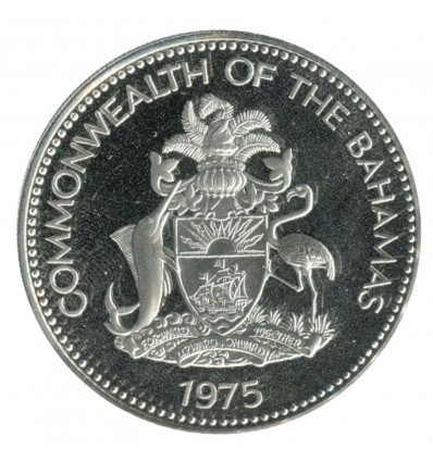 10 Dollars 1er Anniversaire de l'Indépendance - Bahamas Argent