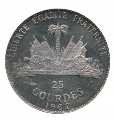 25 Gourdes Haïti Argent