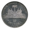 25 Gourdes Haïti Argent