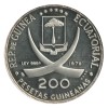 200 Pesetas - Guinée Equatoriale Argent