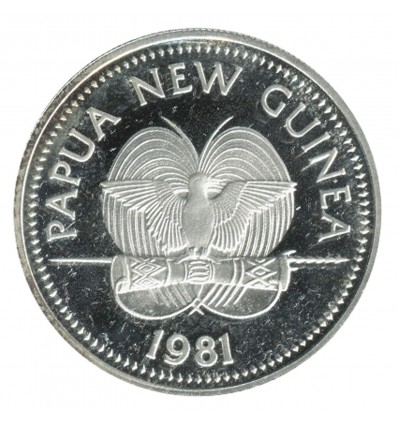 5 Kina Nouvelle Guinée Papouasie Argent