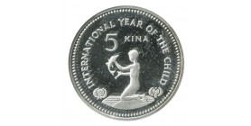 5 Kina Nouvelle Guinée Papouasie Argent