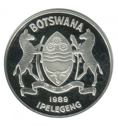 2 Pula - Botswana Argent