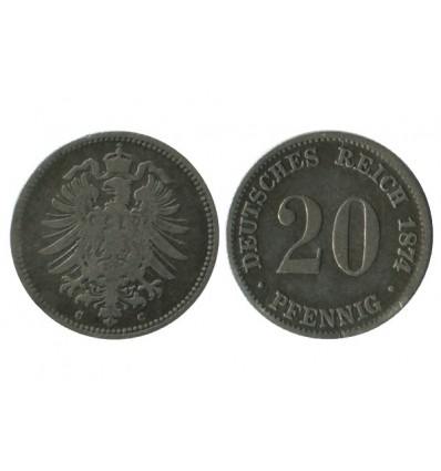 20 Pfennig Allemagne Argent