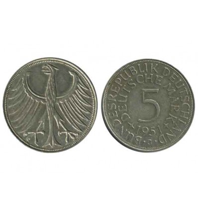 5 Marks Allemagne Argent