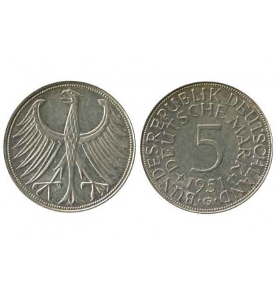 5 Marks Allemagne Argent