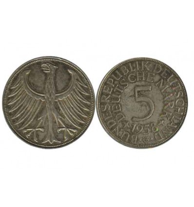 5 Marks Allemagne Argent