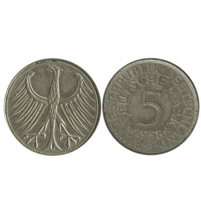 5 Marks Allemagne Argent