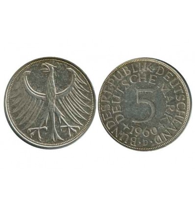 5 Marks Allemagne Argent