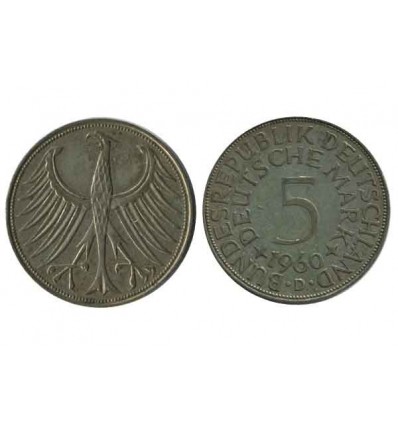 5 Marks Allemagne Argent