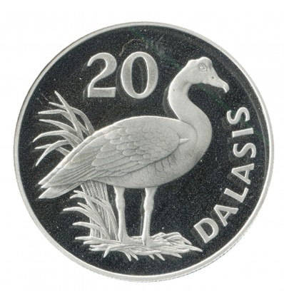 20 Dalasis - Gambie Argent